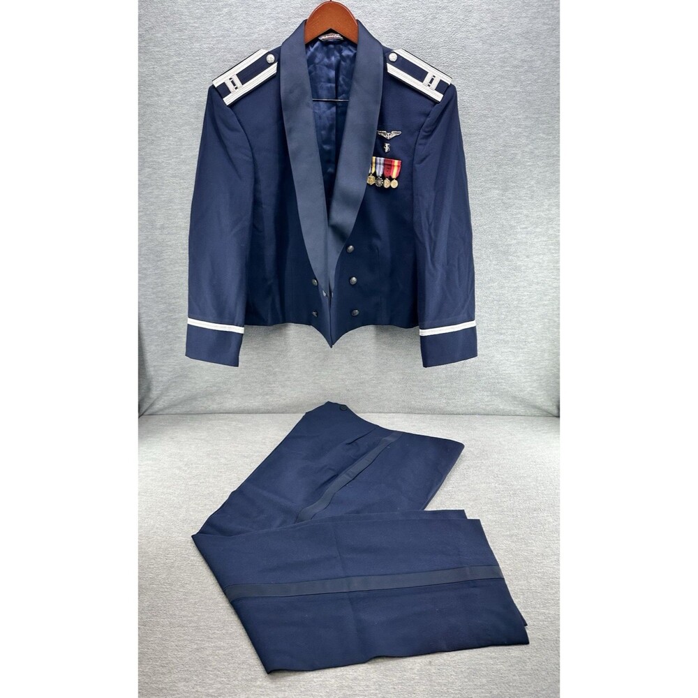USAF Air Force Officer Mess Dress Formal Uniform Size 48 Jacket & 40x28” Pants